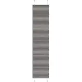 vidaXL Plissé rolgordijn 50x200 cm stofbreedte 49,4 cm antraciet