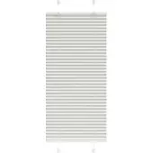 vidaXL Plissé rolgordijn 55x100 cm stofbreedte 54,4 cm lichtgrijs