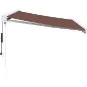 vidaXL Luifel automatisch uittrekbaar 300x250 cm bruin