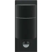vidaXL Buitenwandlamp Zwart 6,5 x 10,5 x 16 cm Roestvrij Staal en Glas