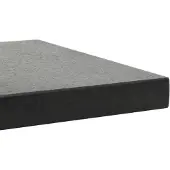 vidaXL Parasolvoet vierkant 28,5 kg graniet zwart