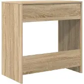 vidaXL Bureau Sonoma Eik Bewerkt hout 77.5 x 43 x 79 cm