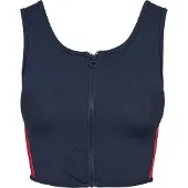 Urban Classics Top navy / vuurrood / wit
