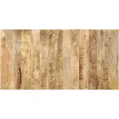vidaXL Hoofdbord 160 cm massief ruw mangohout