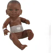 Paola Reina Pop Bebito Mulato Venda 45 Cm