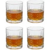 Cookinglife Whiskey Glazen / Waterglazen 350 ml - 4 Stuks