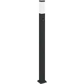 vidaXL Bolderverlichting met sensor 110 cm zwart IP44