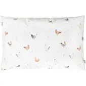 Sevira Kids - Omkeerbare baby kussensloop katoen - ecru 50x70 cm