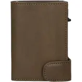 Tony Perotti Aluminium creditcardhouder met papiergeld vak - Taupe