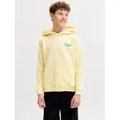 Jack & Jones Junior Sweatshirt 'JORNORREBRO' geel / donkergroen