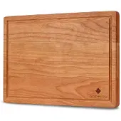 SOPHIOR Snijplank van Kersenhout met sapgeul - Medium 35x25x2,5cm