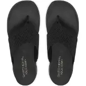 SKECHERS Teenslipper zwart