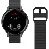 Just in Case ActiveFlex armband voor Garmin Venu 3S/4 (41mm), zwart