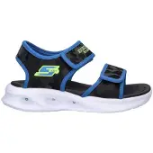 SKECHERS sandalen zwart/blauw Jongens Textiel - maat 33
