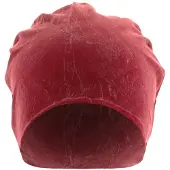 Masterdis beanie muts stonewashed maroon