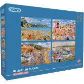 Gibsons legpuzzel Beside the Seaside 4x500 stukjes puzzelplezier.