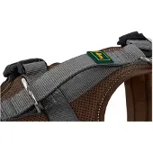 Hunter Harnas Maldon Up Bruin&Grijs - Hondentuig - 37-53 cm
