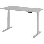 Hjh OFFICE PRO XDKB 16 S - Grijs 160 x 80 Tafelhoogte I Elektrisch in hoogte verstelbaar