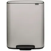 Brabantia Bo Prullenbak 60 Liter Soft Grey
