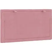 vidaXL Hoofdbordkussen "Hanko" 90 cm fluweel roze