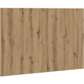 vidaXL Hoofdeinde 120x1,5x80 cm bewerkt hout artisanaal eikenkleur