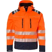 Top Swede : 130 Jacket, Maat XS Oranje/Navy