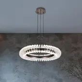 VIOKEF Hanglamp Alba, helder / transparant, Woon-/ Eetkamer, Kunststof, Modern, hanglamp