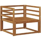 vidaXL Buiten Midden Sofa Naturel