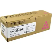 Ricoh Toner 408186 (SP C360HE) Magenta Hoge capaciteit