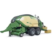 BRUDER Pers Krone BiG Pack 1290 HDP VC met 2 rechthoekige strobalen