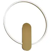 VIOKEF Wandlamp Zaklin, messing / goud, Woon-/ Eetkamer, metaal, Modern, wandlamp