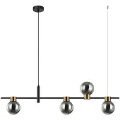 ITALUX BLETTER PND-5225-4-BK-SG hanglamp