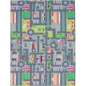 TT Home Kinderkamertapijt tapijt jongen meisje kinderkamertapijt baby antislip straat