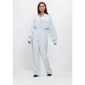 Ibana Dames Jumpsuits Ocea - Lichtblauw - Maat 38