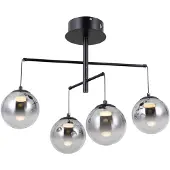 ITALUX Vala LED Plafondlamp Zwart Modern 20W