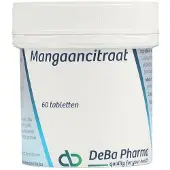 Deba Pharma Mangaancitraat | 60 tabletten