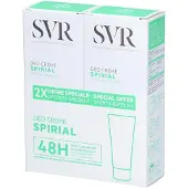 SVR Spirial Duo Anti-Transpirant 48H Intense Deodorant 2x50ml 100ml