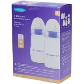 Lansinoh NaturalWave Drinkfles 240 ml + Speen M | 2 stuks