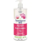 Natessance Douchegel Zachte Roos met Biologische Palmolie Vrij 1000 ml Gel