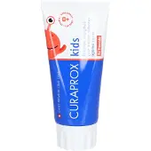 Curaprox Kids Aardbeientandpasta vanaf het eerste tandje zonder fluoride 60 ml Pasta
