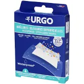 Urgo Brandwonden - Oppervlakkige Wonden Pleisters 10x7cm 4 St Pleister