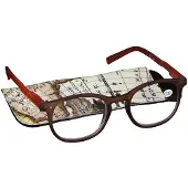 Pharma Glasses Leesbril Comp Bruin/Oranje +2.50 1 St Bril