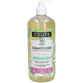 Coslys Shampooing Pour Toute la Famille Aloe Vera Bio Tous Types De Cheveux Flacon Pompe 1000 ml Shampoo