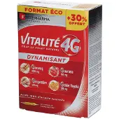 Forte pharma Energie Vitalité 4G Opwekkend 23 Ampullen + 7 Ampullen Gratis