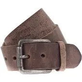 Vanzetti Leren riem Denim Love 45mm Leather Belt W85 Light Brown bruine