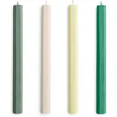HAY Hexagon Kaars - Set van 4 Greens and Whites