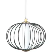 ITALUX LED-hanglamp 5W RABEL PND-344221-1-BK van