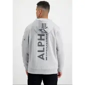 Alpha industries Sweatshirt antraciet / lichtgrijs