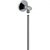 Geberit hoekstopkraan G 1/2'', met buis en rozet: chroom / glanzend, 215085211
