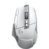 Logitech G G502 X gamingmuis + G240 gamingmuismat van stof, rechts, optisch, USB type A, 25600 DPI, wit